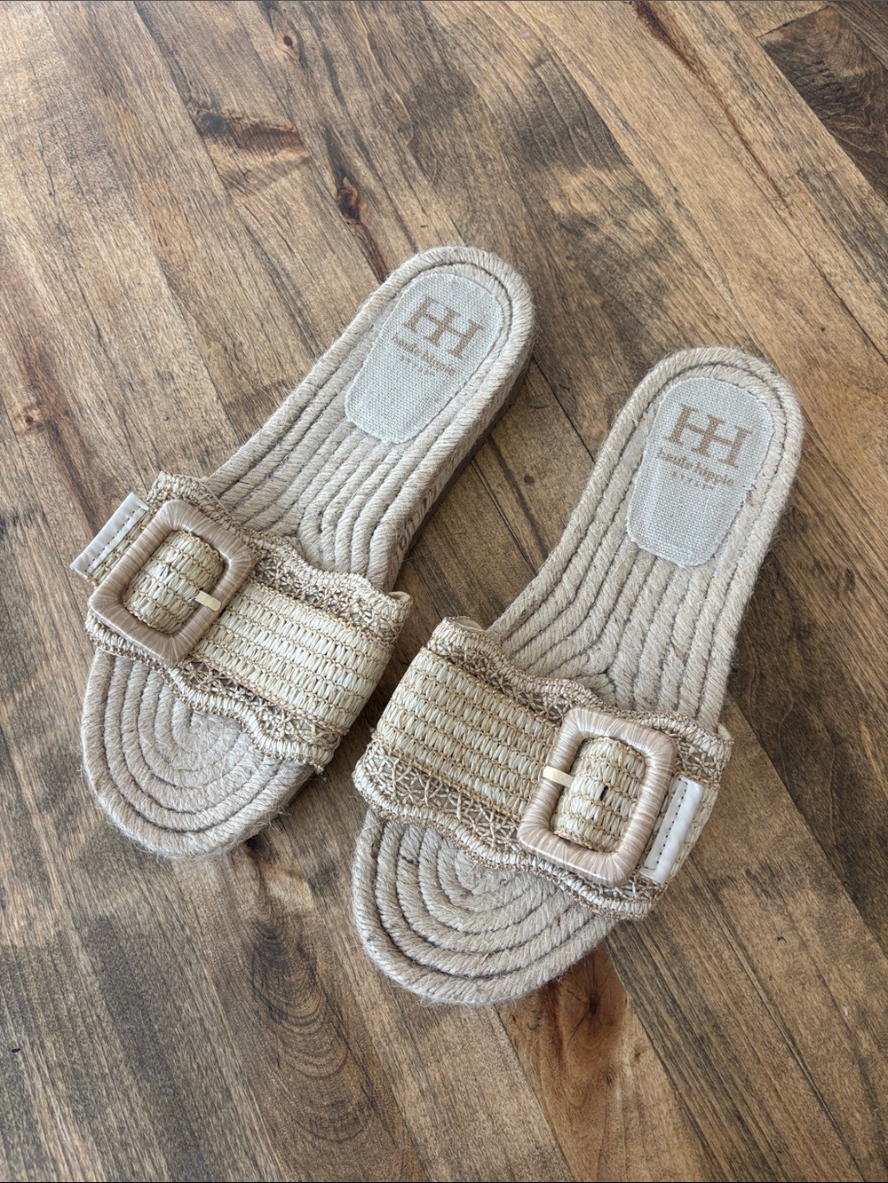 Haute Hippie Raffia Slides - Picture 2 of 8